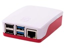 Raspberry Pi boîtier pour Raspberry Pi 4 Model B Rouge/Blanc