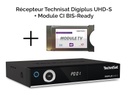 Récepteur UHD Sat Digiplus + BIS-Ready carte CI+ TECHNISAT