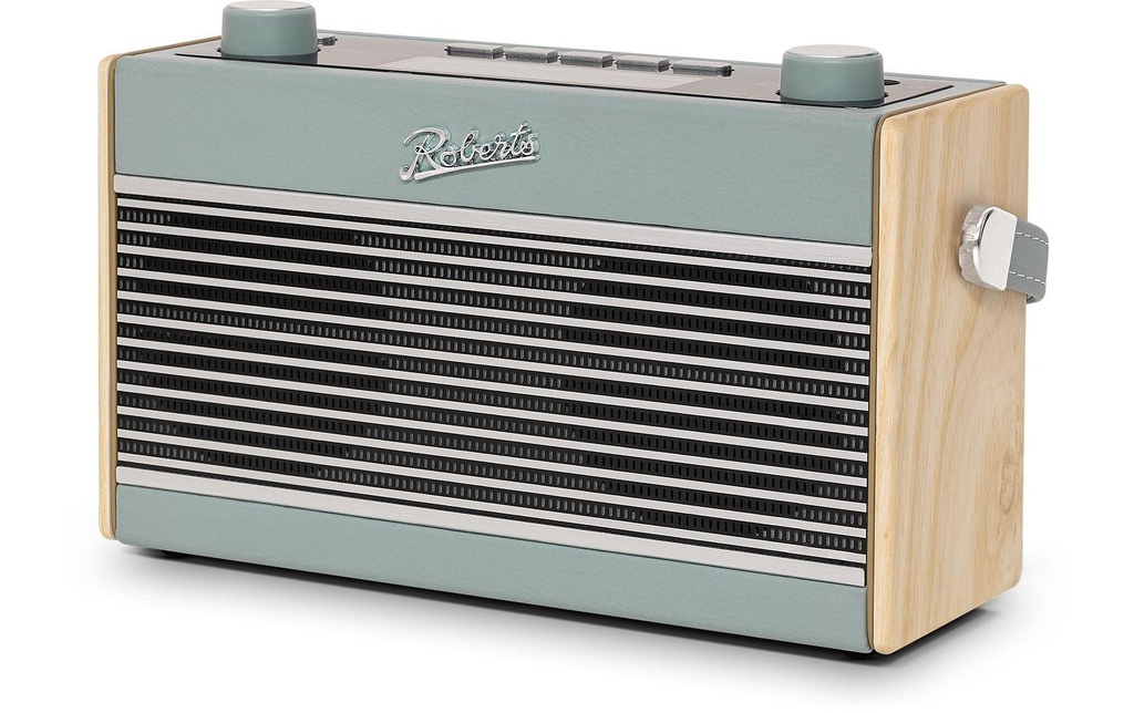 Roberts Radio DAB+ Rambler Stereo Pastel Blue