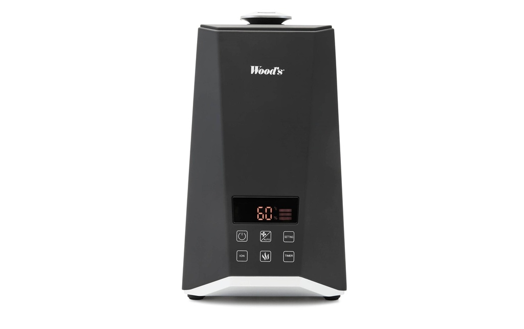 Wood's Humidificateurs d’air à ultrasons hybrid WHU600 50 m² Noir