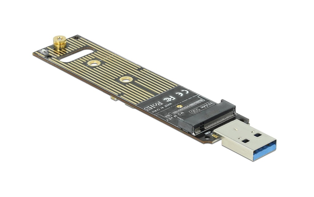 Delock Adaptateur de bus hôte USB3.1 Gen2 - NVME PCIe M.2 SSD