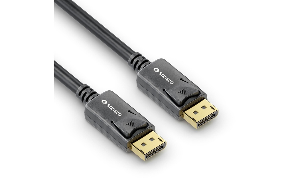 Sonero, câble 8K Displayport 1.4 connecteur <- 2.00 m, connecteur <-> connecteur, 8K – 60Hz