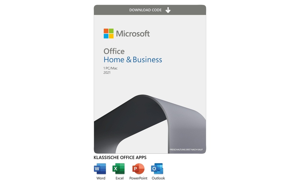 Microsoft Office Home &amp; Business 2021 ESD, Version complète, ML