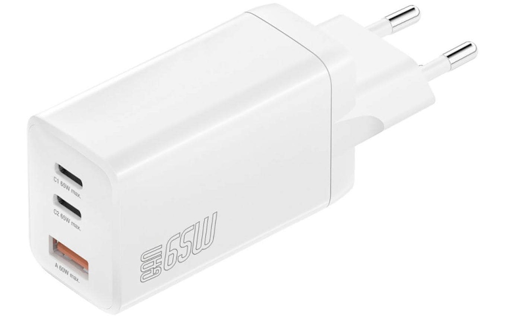 4smarts Chargeur mural USB PDPlug Trio PD 65W GaN