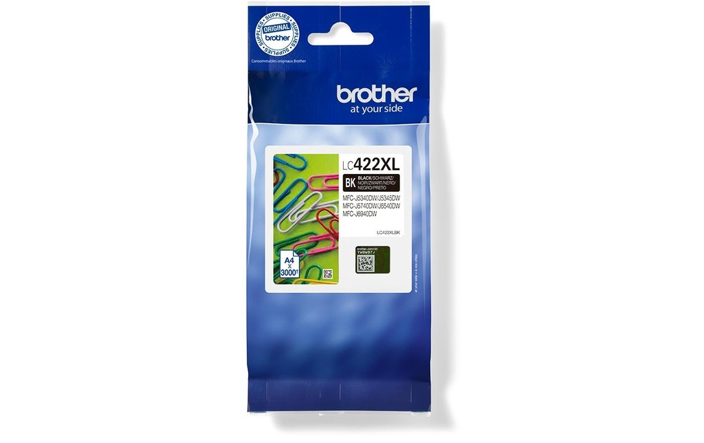 Brother Encre LC-422XLBK noir