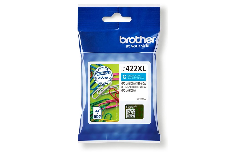 Brother Encre LC-422XLC Cyan