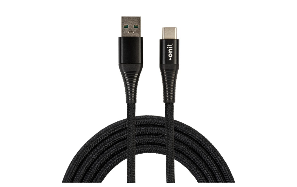 Onit Câble USB USB-A vers USB-C noir 2 m USB 2.0 – 66 W