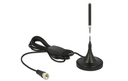Delock Antenne DAB+ 174 - 240 MHz F-Type 21 dBi Rayonnement omni directionnel