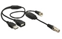 Delock Câbles d’antenne Amplificateur DAB+ Type F, alimentation USB