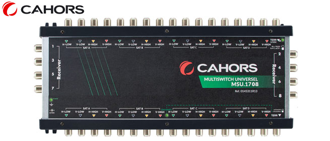 Multiswitch MSU-1708 17 entrées/8 sorties