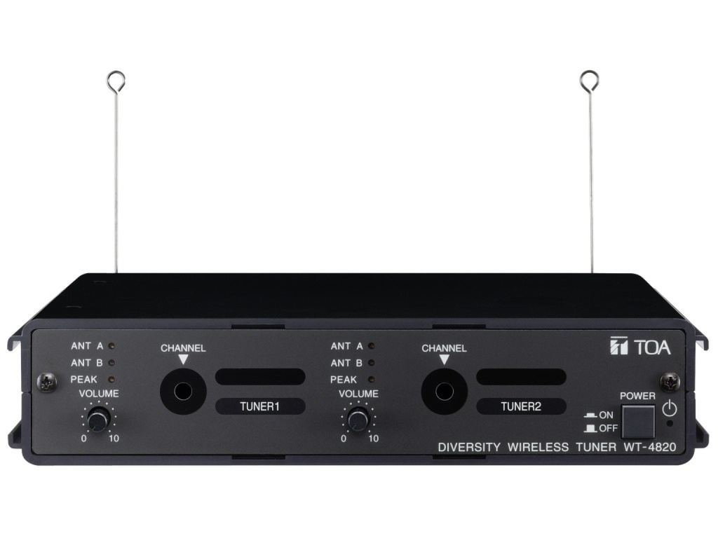TOA WT-4820 ER - Châssis de montage pour 2 modules récepteur WTU-4800