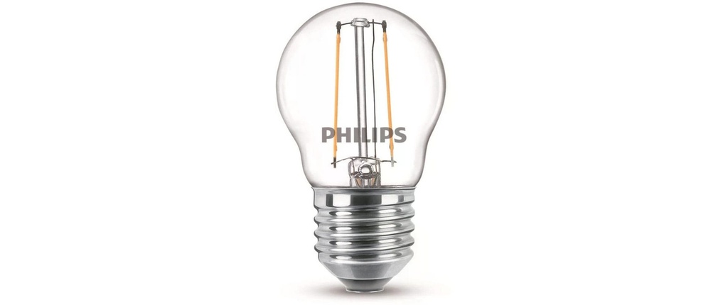 Philips Lampe LEDcla 25W E27 P45 WW CL ND Blanc chaud