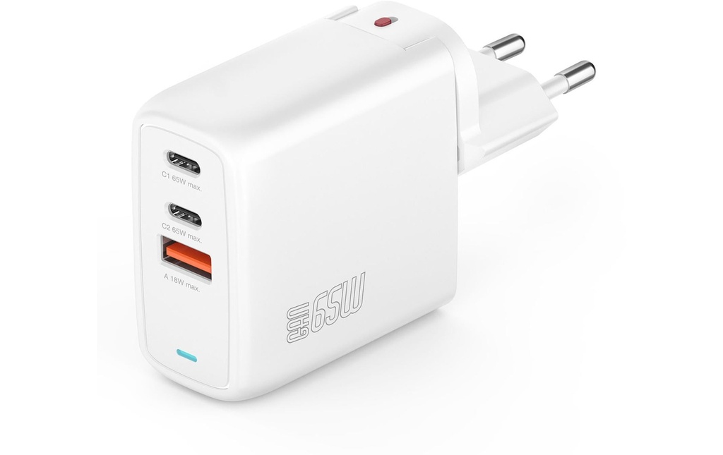 4smarts Chargeur mural USB Flex 65 W