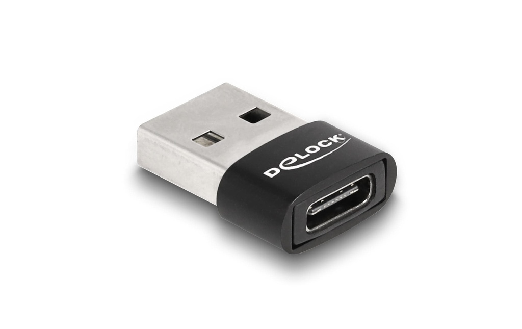 Delock Adaptateur USB 2.0 Connecteur USB A - Prise USB C