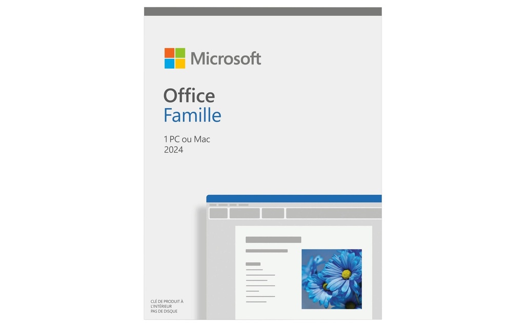 Microsoft Office Home 2024 Version complète, Français