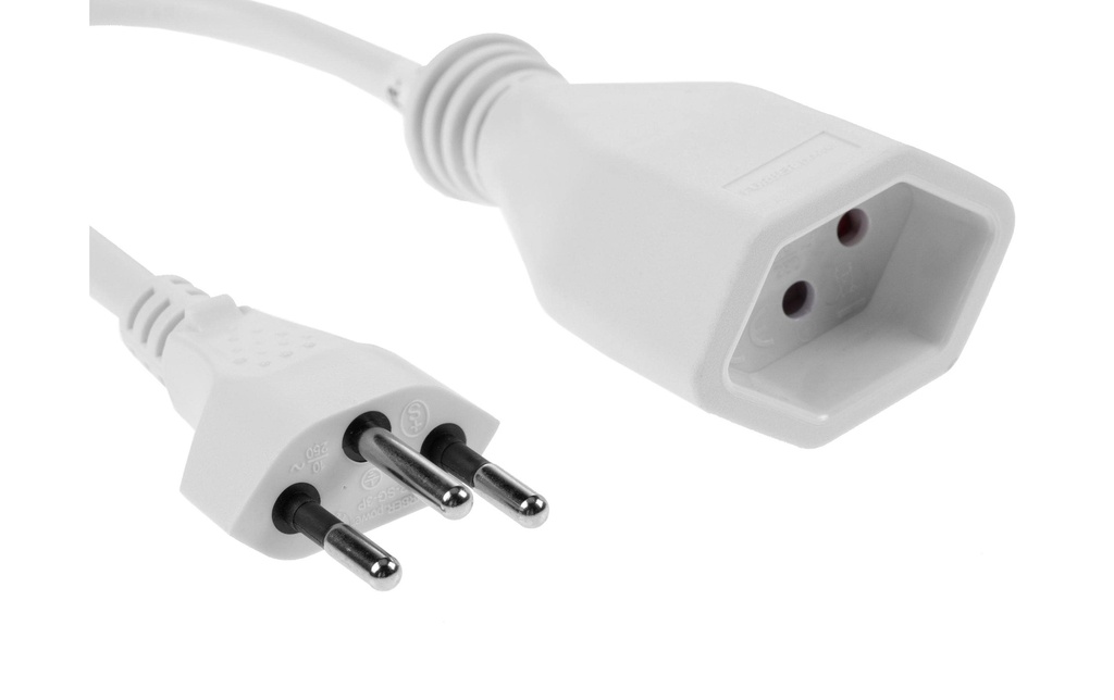 FURBER.power Rallonge T13-T12 5 m Blanc