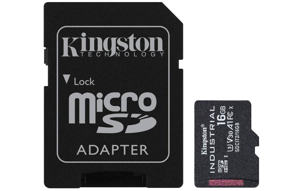 Kingston Carte microSDHC Industrial UHS-I 16 GB