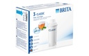 BRITA Cartouche de filtre à eau CLASSIC Paquet de 3