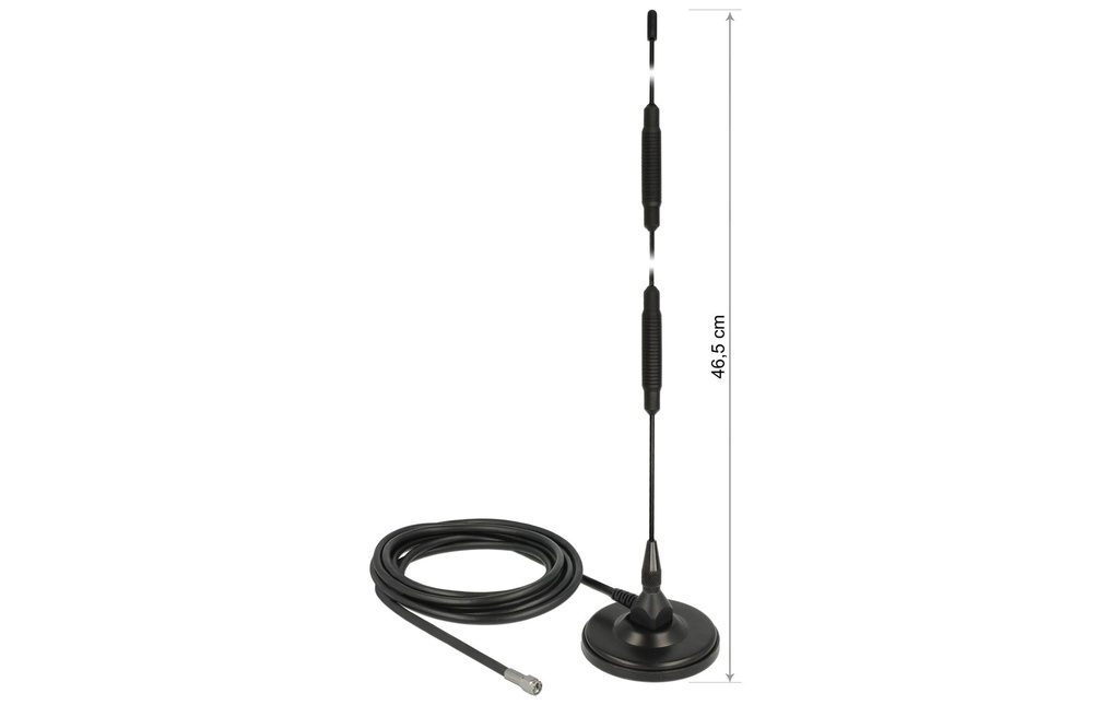 Delock Antenne LTE/LoRA SMA 7 dBi Rayonnement omni directionnel