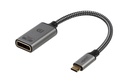 Onit 8K@60Hz adaptateur C-DP 0.2 m 8K@60Hz – 32.4 Gbps – 1536kHz Audio