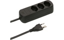 Max Hauri Bloc multiprises Basic-Line 3xT13, 1.5 mètres