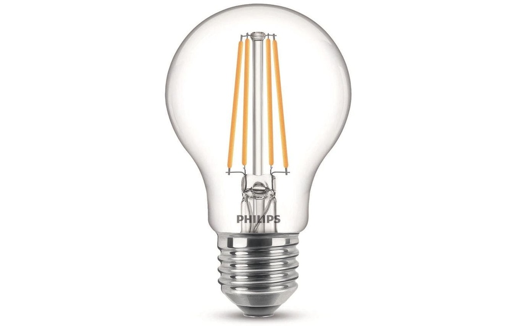 Philips Lampe LED classic 60W A60 E27 CW CLND 2CT/6 EC Blanc neutre (NW)