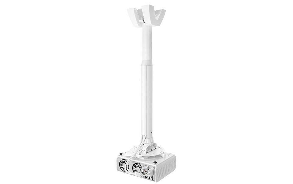Vogel's PPC-1555, vidéoprojecteursupport plafond inclinable, hauteur 550–850 mm, max. 15 kg, blanc