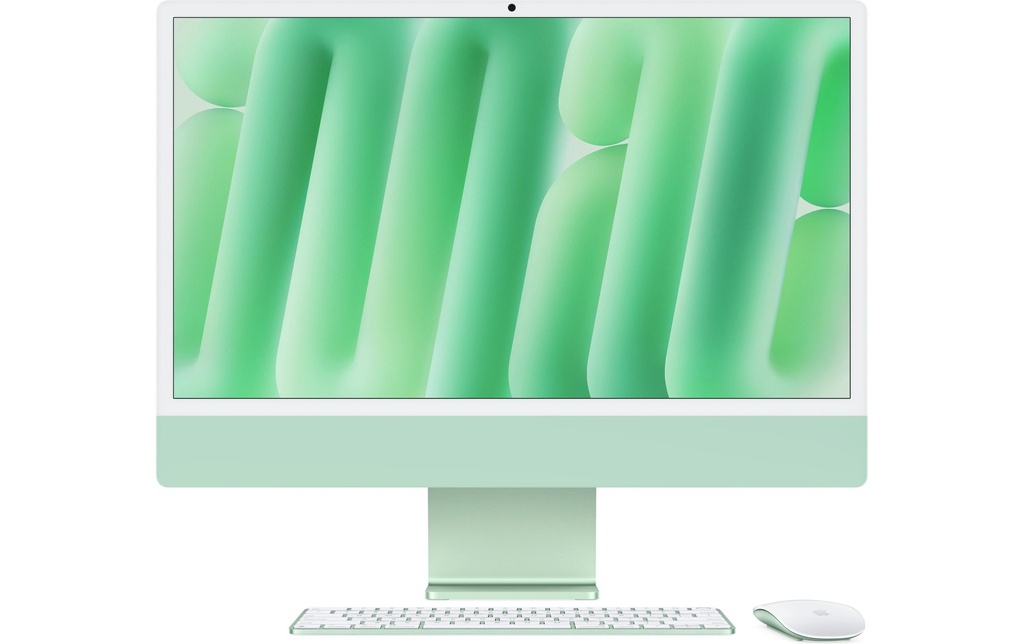 24" iMac (M4), 10C/10C, Grün 24GB, 512GB, GbE, MM, MK TID, CH