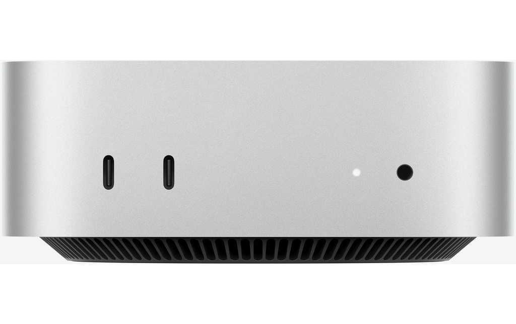 Mac Mini (M6), argent 12C CPU, 12C GPU, 16GB, 512GB