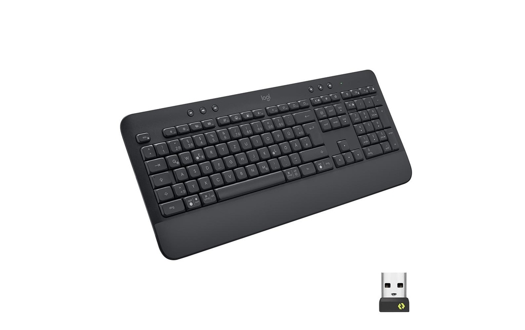 Logitech K650 graphite disposition française