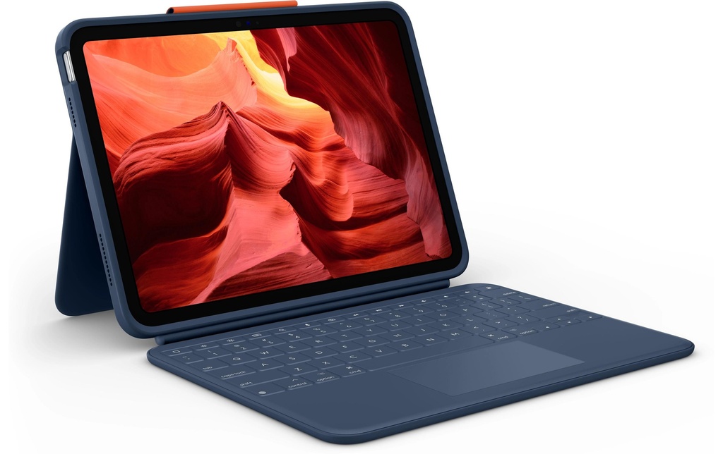 Logitech Rugged Combo 4 Touch - blue EDU B2B pour iPad 10.+11.Gen.
