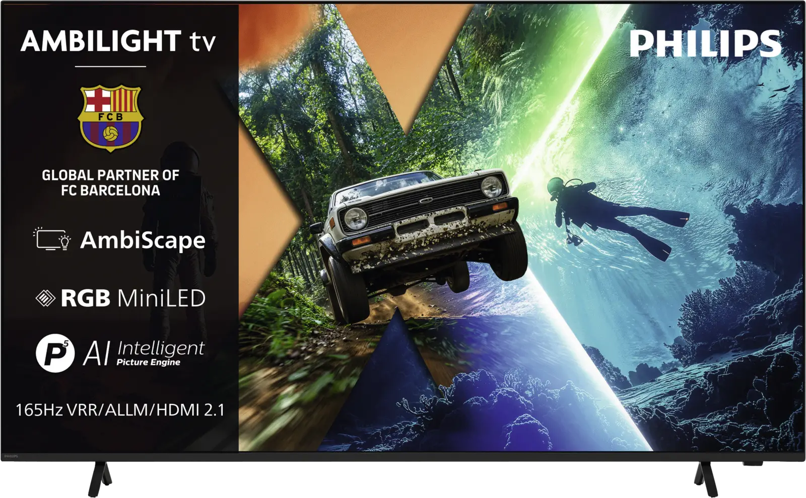 Philips 85MLED981/12 – TV RGB Mini LED 85" 4K Ambilight