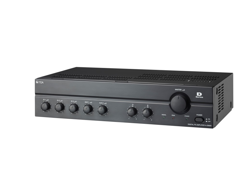 TOA A-2240DD-EB - Ampli-mélangeur digital 240W@100V, noir