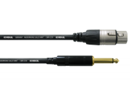 [CCM 10 FP] CORDIAL CCM 10 FP câble microphone XLRf - Jack, 10m