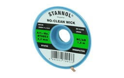 [pièce détachée] Stannol Cordon de débrasage NC-AB Tresse à dessouder 2.2 mm x 1.5m sans halogène