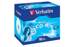 [CD vierges ] Verbatim CD-R 700 MB, Boîte à bijoux (10 pièces)