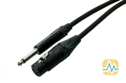 [câble XLR - Jack] Câble micro XLR / Jack mono 6m CONTRIK