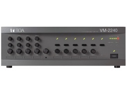 [VM-2240 ER] TOA VM-2240 ER - Ampli mélangeur 240W@100V, 5 zones
