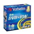 [support de stockage] Verbatim DVD+RW 8CM /1.46GB 5 PCS.
