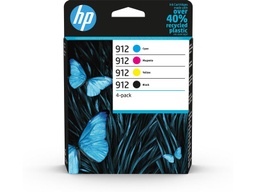 [Imprimante] HP Combo Pack No. 912 (Encre 6ZC74AE) C/M/Y/BK