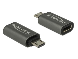 Delock Adaptateur USB 2.0 USB-C Buchse - MicroB-USB-Stecker