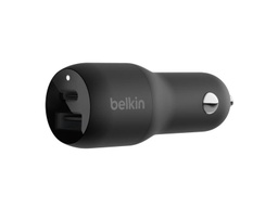 [CCB004btBK] Belkin Chargeur de voiture Boost Charge 2-Port USB-A + USB-C PPS/PD 37W