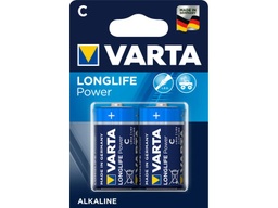 [04914 121 412] Varta Pile Longlife Power C 2 Pièce/s