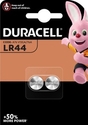 [LR44] Duracell Pile bouton Alcaline LR44 2 Pièce/s
