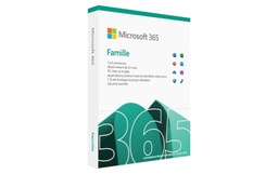 Microsoft 365 Family Boîte, 6 utilisateurs, 1 an, français