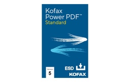 Kofax Potenza PDF Standard 5.0 ESD, version complète, multilingue