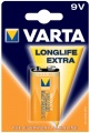 Pile alcaline Varta 6LR61 - 9V Longlife Extra