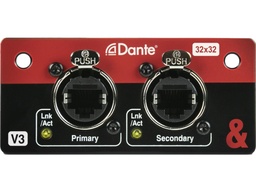 [SQ Dante 32 V3] ALLEN &amp; HEATH SQ Dante 32 V3 - Module Dante 32 canaux pour séries SQ et AHM