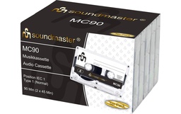 [MC905P] CE Audio-Cassette Soundmaster MC90 paquet de 5