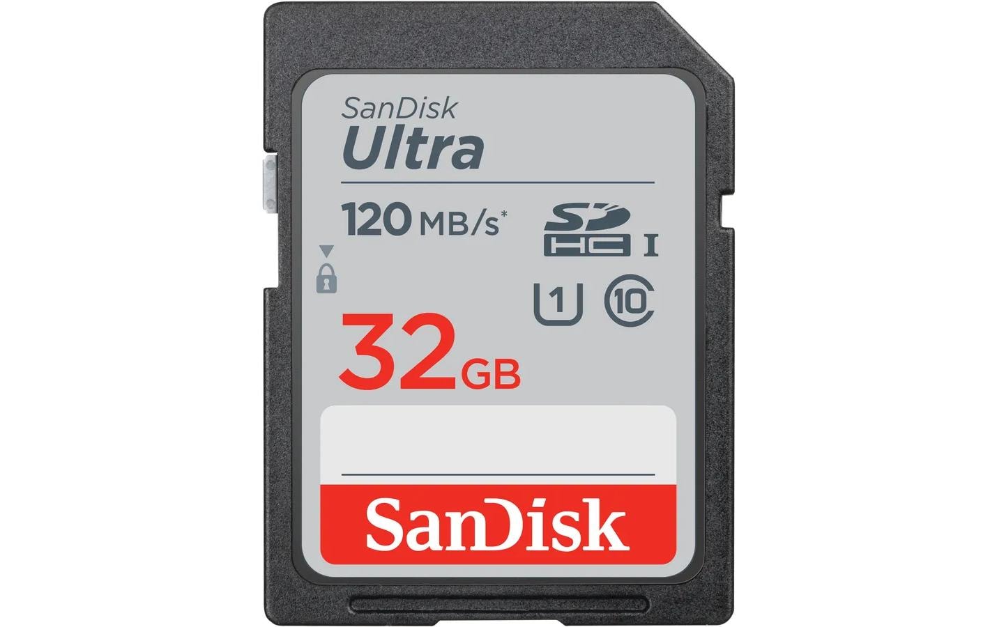 SanDisk SDHC Card Ultra 32GB Lecture 120 MB/s, UHS-I U1, Classe 10